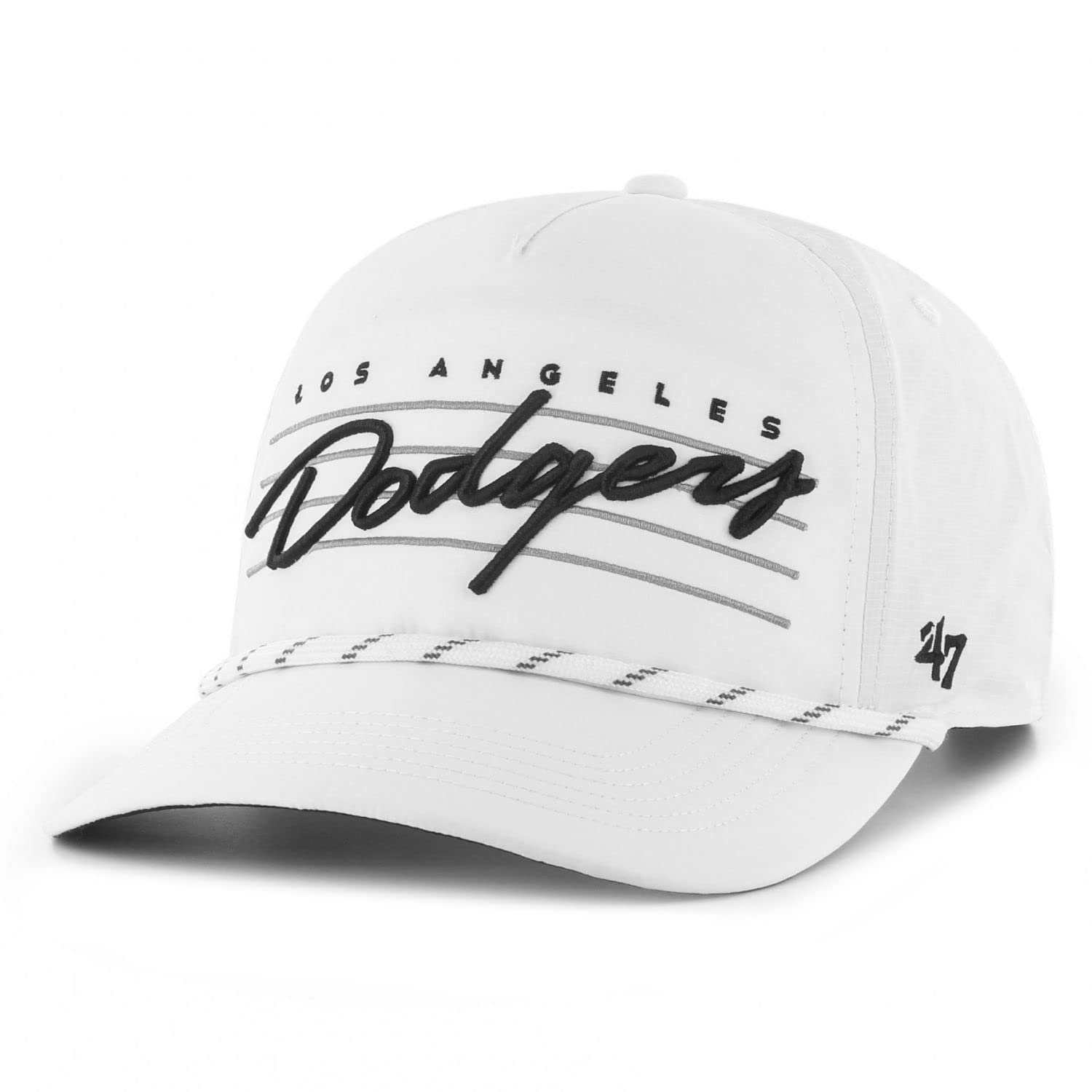 47 Brand Snapback Ripstop Cap DOWNBURST Los Angeles Dodgers White