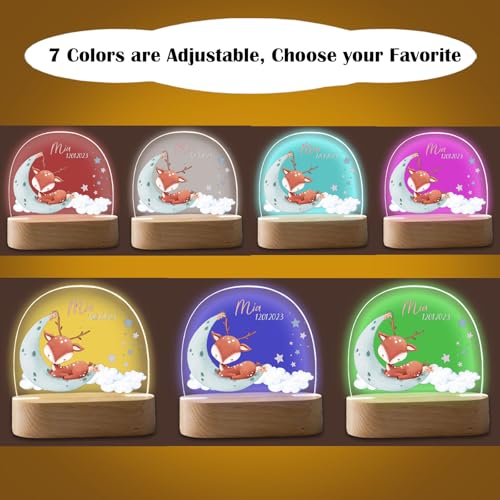 Lámpara de noche personalizada LED para niños miniatura 6