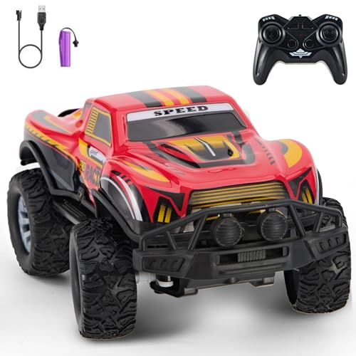JOYBLI Remote Control Cool Off-Road Vehicle Truck, 2.4GHz RC Car with LED Lights, 1:20 Scale...