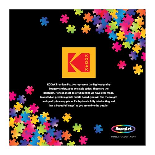 Rompecabezas de 1000 piezas RoseArt Kodak Premium Gran Canal de Venecia | Tamaño final 48,9 x 67,7 cm, piezas totalmente entrelazadas, incluye póster de regalo, fabricado en EE.UU. miniatura 6