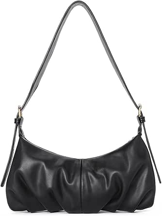 CLUCI Shoulder Bag,Purses for Women Dumpling Small Hobo Bags Vegan Leather Ladies Clutch with Adjustable Strap