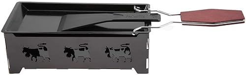 Miniatura 8 de Juego de bandejas de horno de acero al carbono con mango de madera para el hogar y la cocina con mango de madera