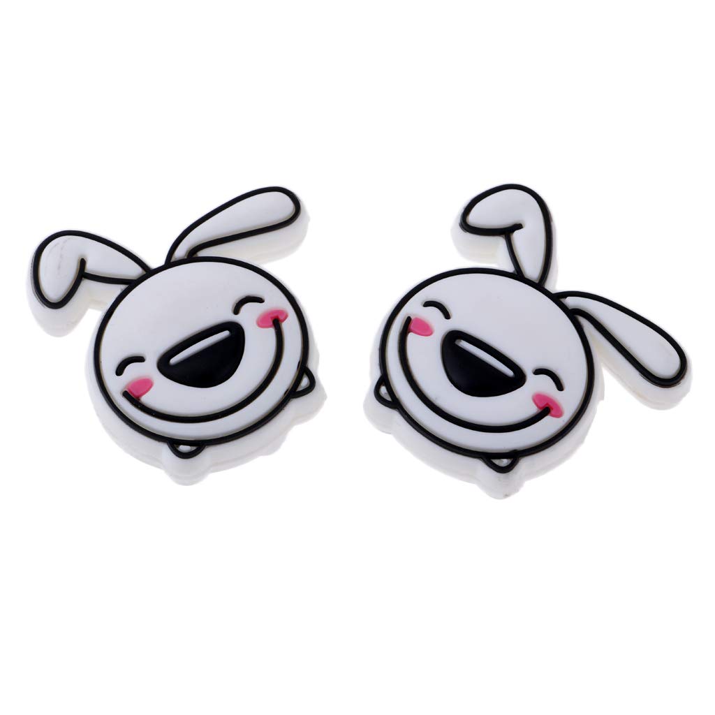 2 Amortisseurs De Vibrations Silicone Pour Raquette De Tennis - Formes Animaux Rigolos, Réduction Des Chocs, Protection Du Coude