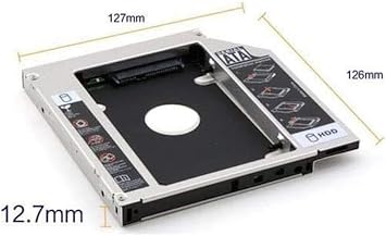 SANEC 12.7 mm SATA HDD Harddisk Caddy Kızak Kutu Laptop SSD Notebook Ikinci HDD Takma