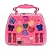 SUNFANY Amusez-vous à jouer, jouez à la palette de maquillage de luxe (non toxique, sûr et fiable) pour les enfants en bas âge, rose