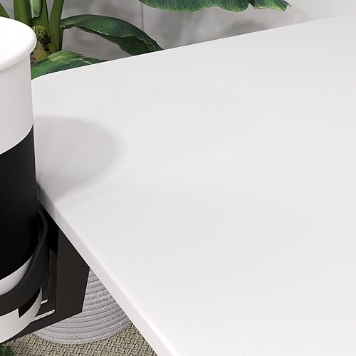 Miniatura 7 de Patiowell Escritorio eléctrico de pie ajustable de altura de 63 pulgadas, escritorio de computadora en forma de T, escritorio de oficina en casa con