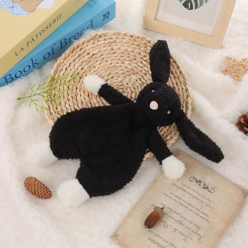 Image of Apricot Lamb Bunny Snuggler Blanket Soft Loveys for Babies, Security Blanket for Baby Boy and Girl, Inches for Infant and Toddlers