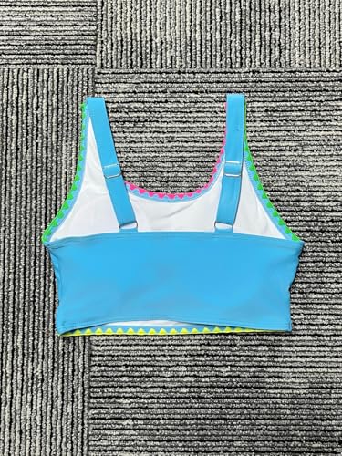Image of Teen Girls Swimsuits Two Piece Girls Bathing Suit Bikini Sets with Chest Pad Size 9-16 Years