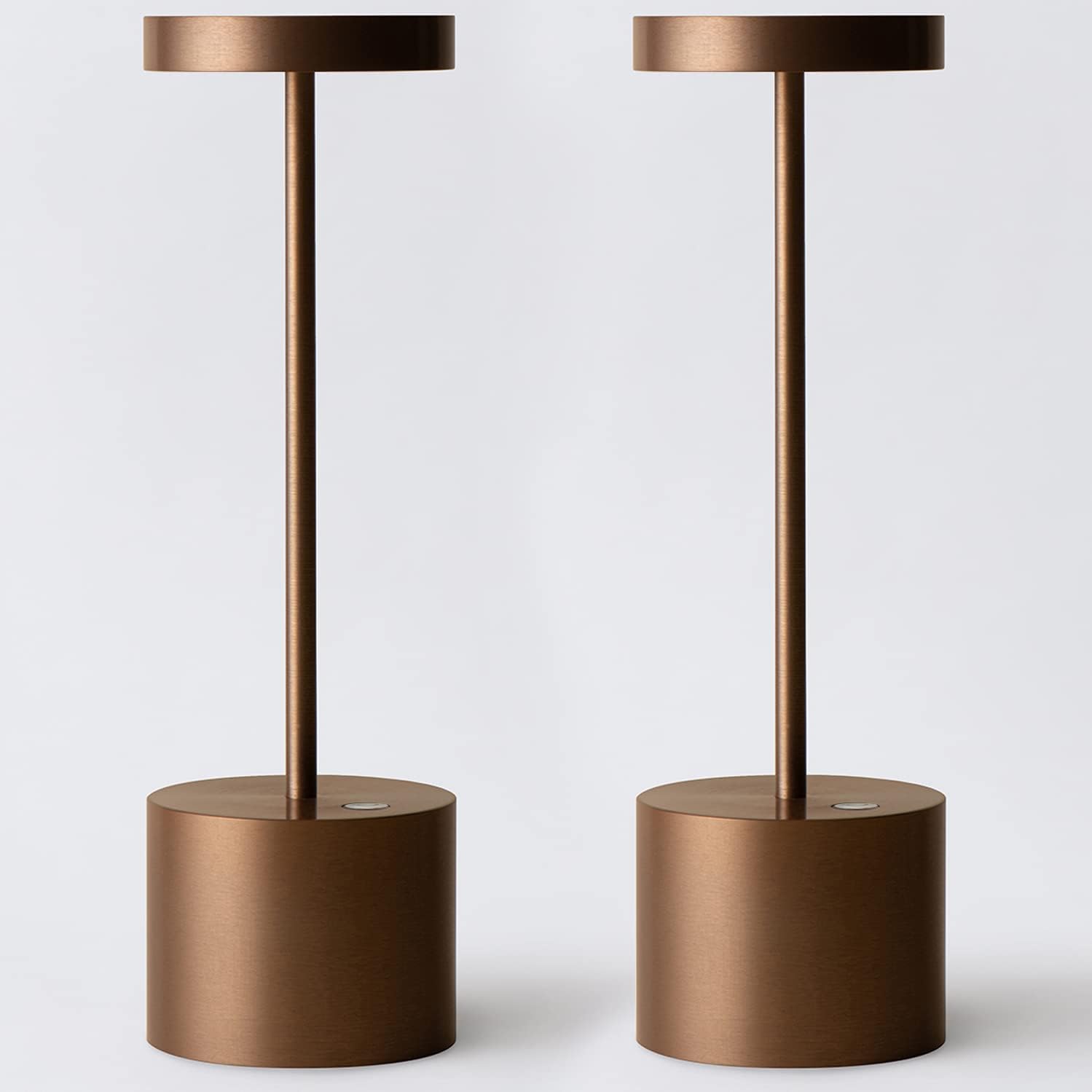 2 Pack Cordless Table Lamp Rechargeable Outdoor Waterproof Portable Battery Operated LED Table