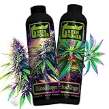 Green Grower First Grow Starterset, Cannabis Dünger und Pflegeprodukte Set für maximale Blütenbildung, Made in Germany (2x 0,5L)