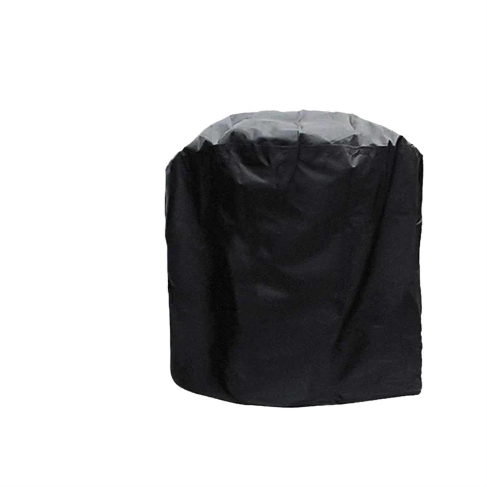 XIUsheUA BBQ Grill Cover 210D BBQ Cover Black Waterproof Heavy Duty Grill Cover Rain Protective Barbecue Cover Round(58x77cm)