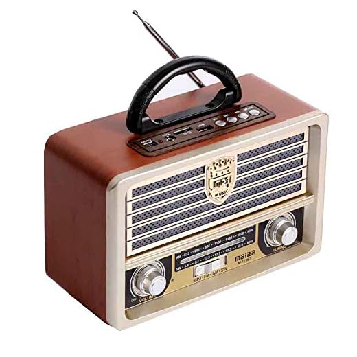Radio Retro De Madera, Radio Am SW FM, Altavoz Inalámbrico Bluetooth 4.0, con Estilo Antiguo, Bajos Fuertes, Mini Audio Al Aire Libre Volumen Alto,A