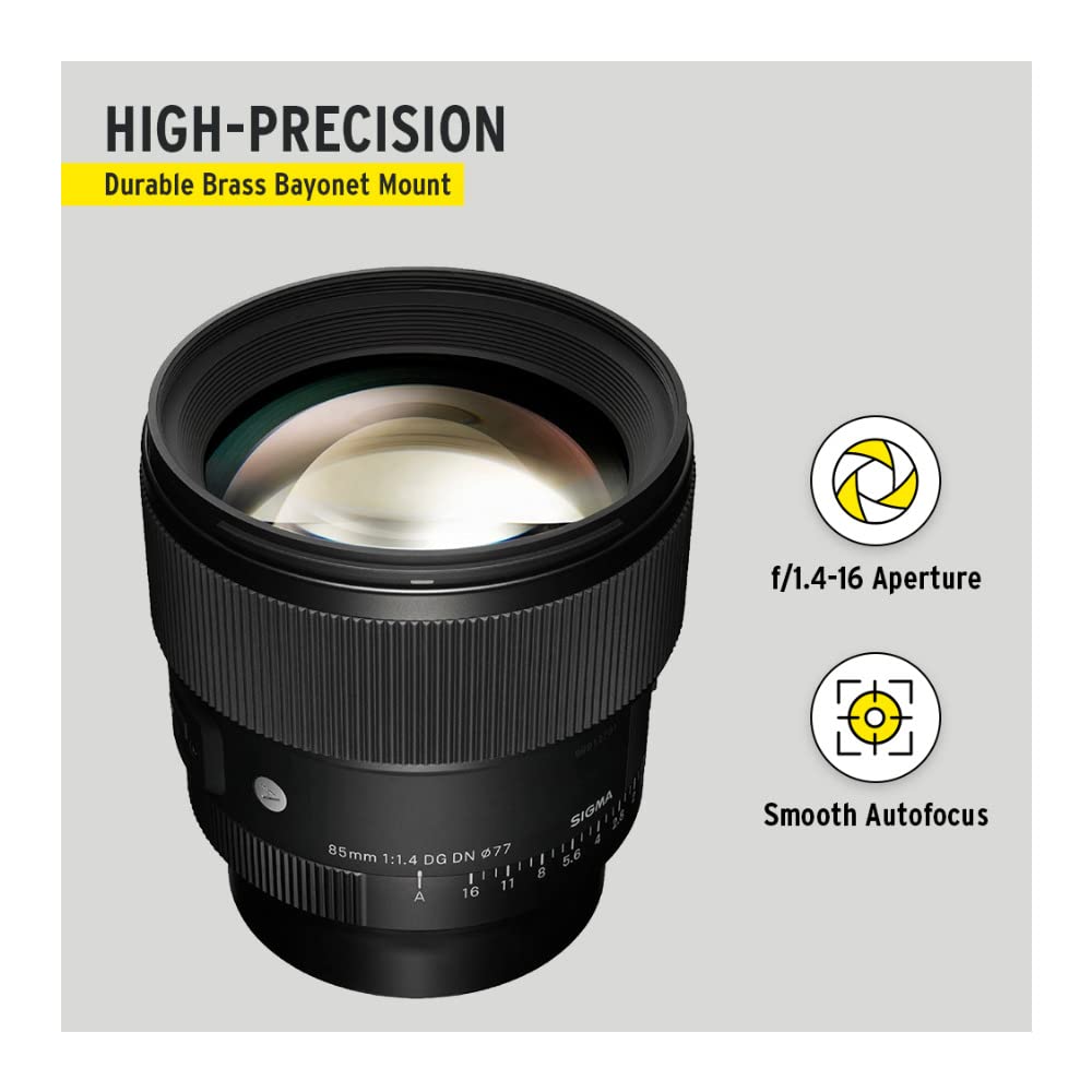 Amazon.com : Sigma 85mm f/1.4 DG DN Art Lens for Sony E Bundle