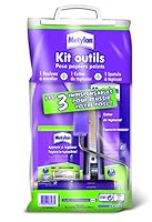 METYLAN Serviceprodukte, Werkzeugset mit Klebewalze + Tapeziermesser + Spachtel