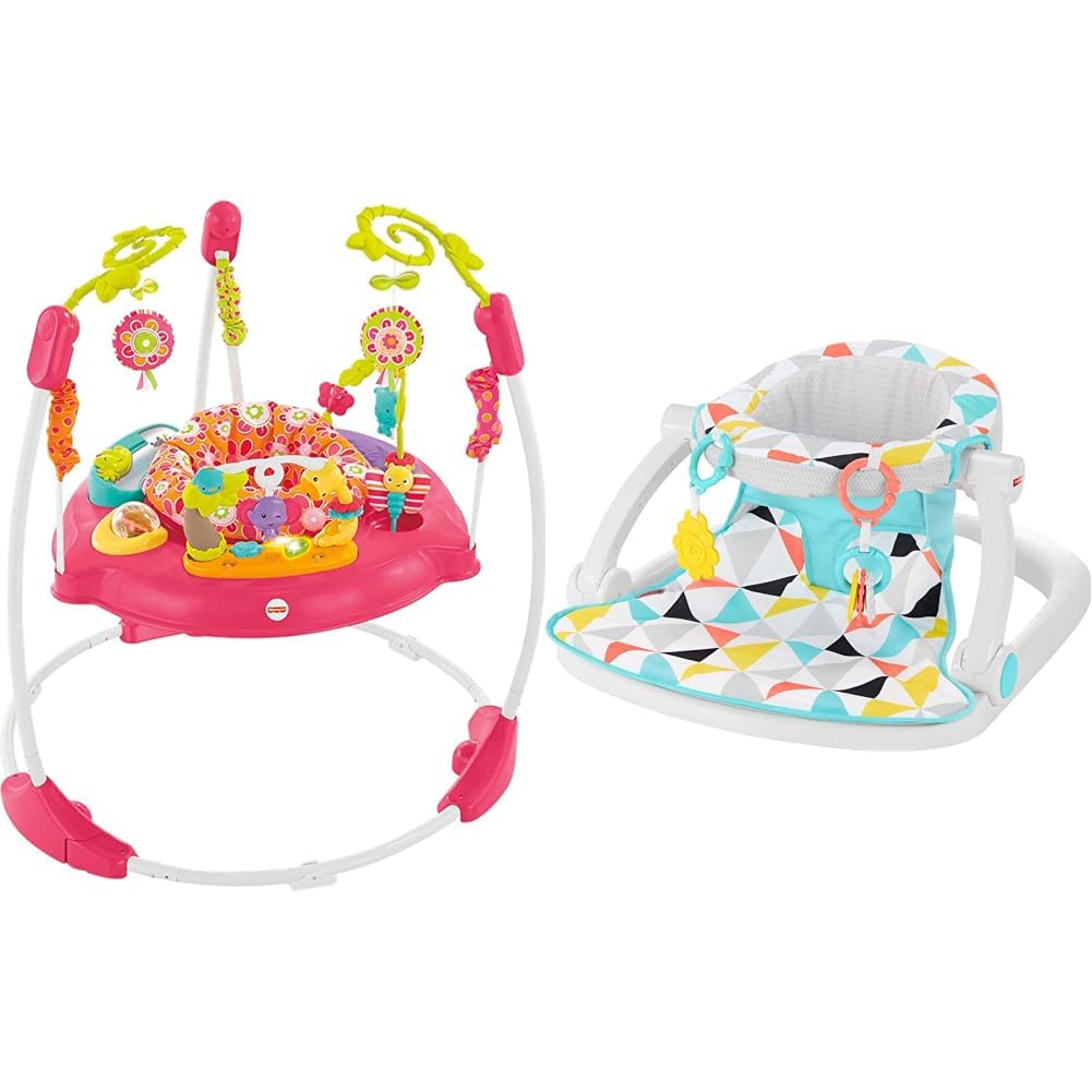 Fisher Price Pink Jumperoo Pink Petals Jumperoo Fisher Price Rainforest  Exersaucer Baby