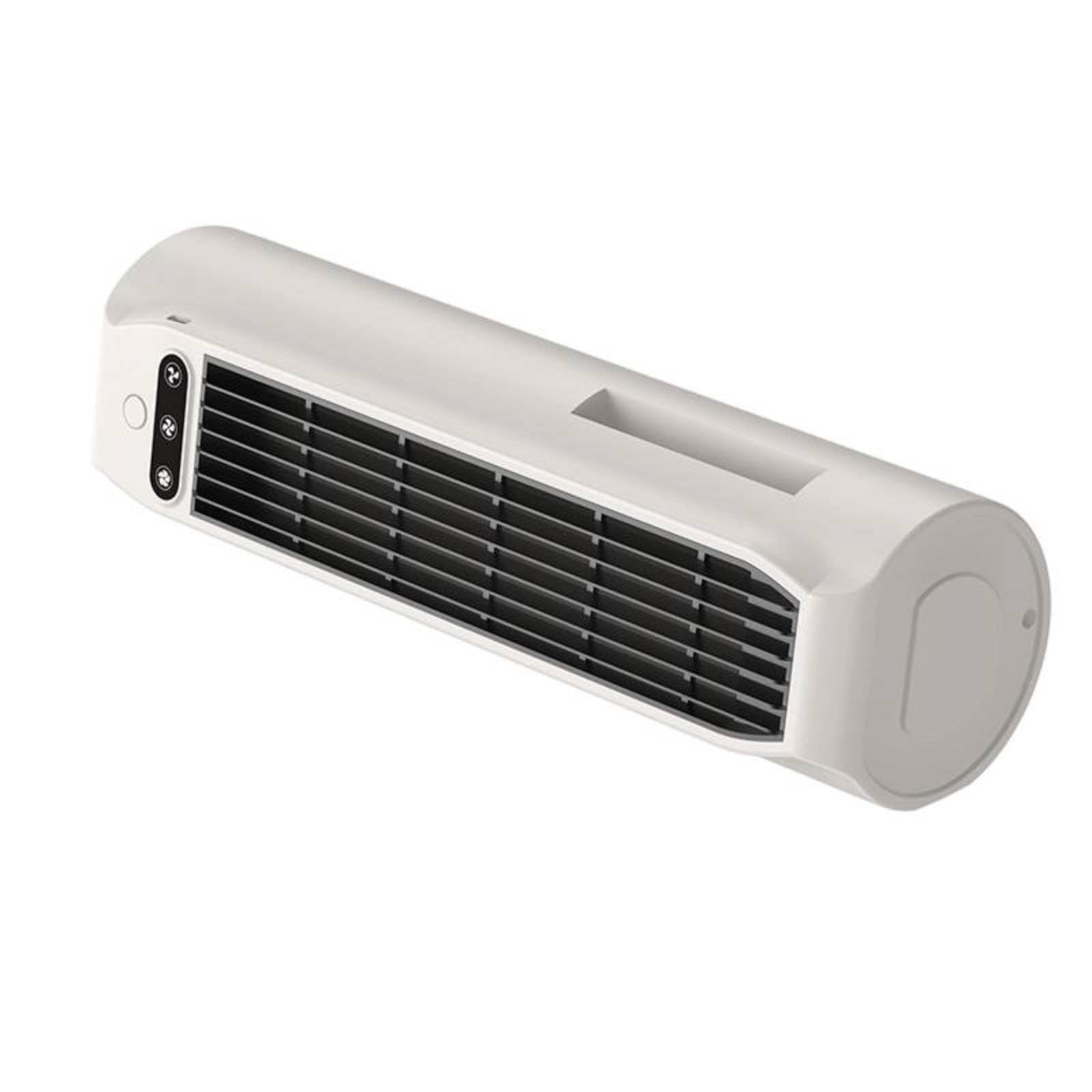 MERIGLARE Ventilateur Tr Pale Rechargeable USB Ventilateur Support Téléphone Compact pr Chambre, Cuisine