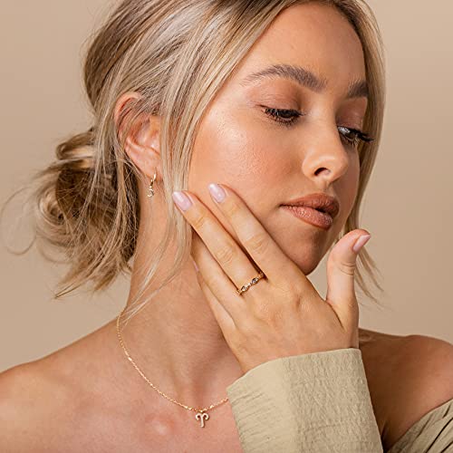 PAVOI 14K Gold Plated Cubic Zirconia Stackable Ring | Marquise Eternity Band For Women | Plated Gold Stacking Ring4