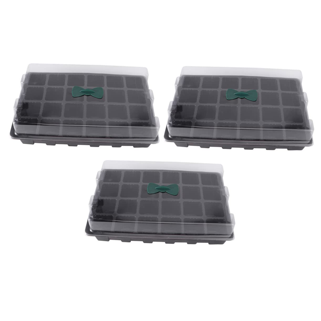 Toddmomy 3juegos Bandejas para Plántulas de Resistente Rejilla para Germinación de Hortalizas Caja de Cultivo Contenedor de Plantación Suministros de Jardinería Bandeja Cultivo