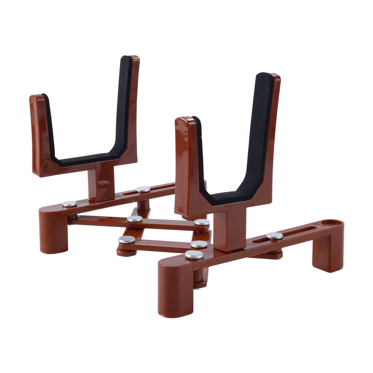 Ausi Soporte para violín, profesional, portátil y plegable, accesorio para instrumento, color rojo