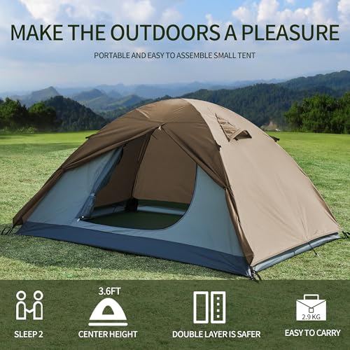 Carpa grande para camping 2-4 personas resistente y ligera miniatura 6
