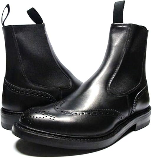 Amazon | [トリッカーズ] ヘンリー サイドゴア ブーツ ブラック