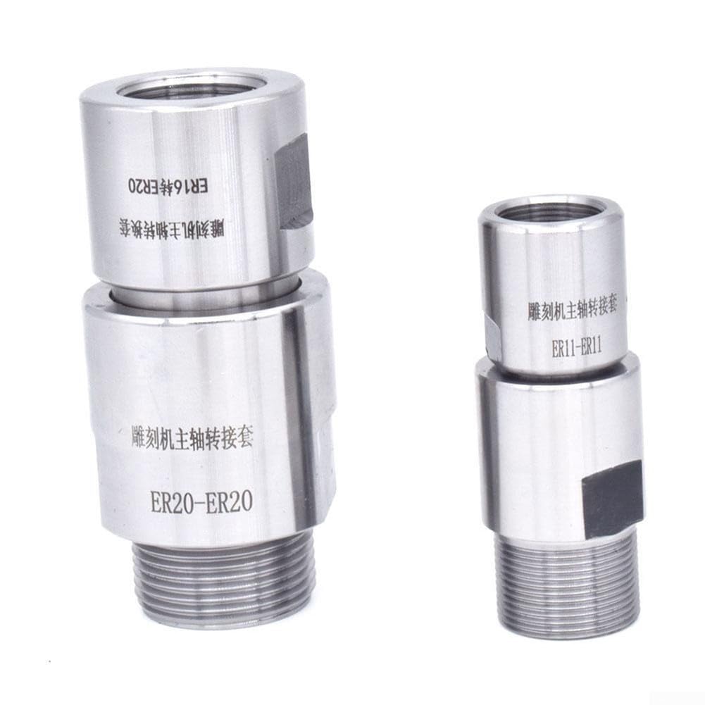 Adaptateur de filetage pour mandrin de serrage ER11 ER16 ER20 ER25 ER32 (ER16-ER20)