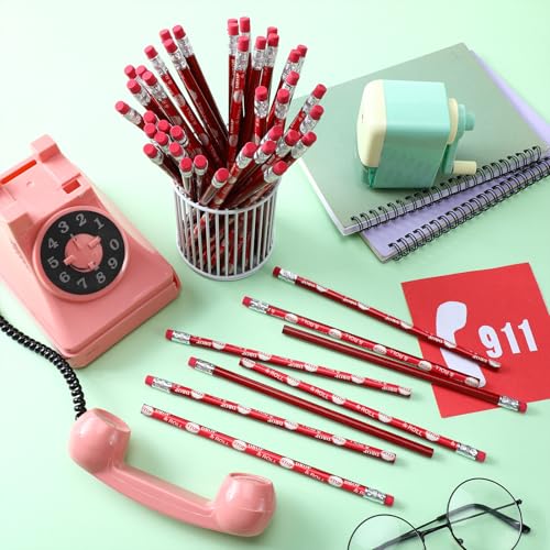 Lápices con borrador temática seguridad 100 pcs miniatura 4