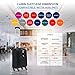 Flight Knight Lightweight 4 Wheel 800D Soft Case Suitcase Robust Anti Crack Cabin Carry On Hand Luggage Approved for Over 100 Airlines Including easyJet, BA & Many More!