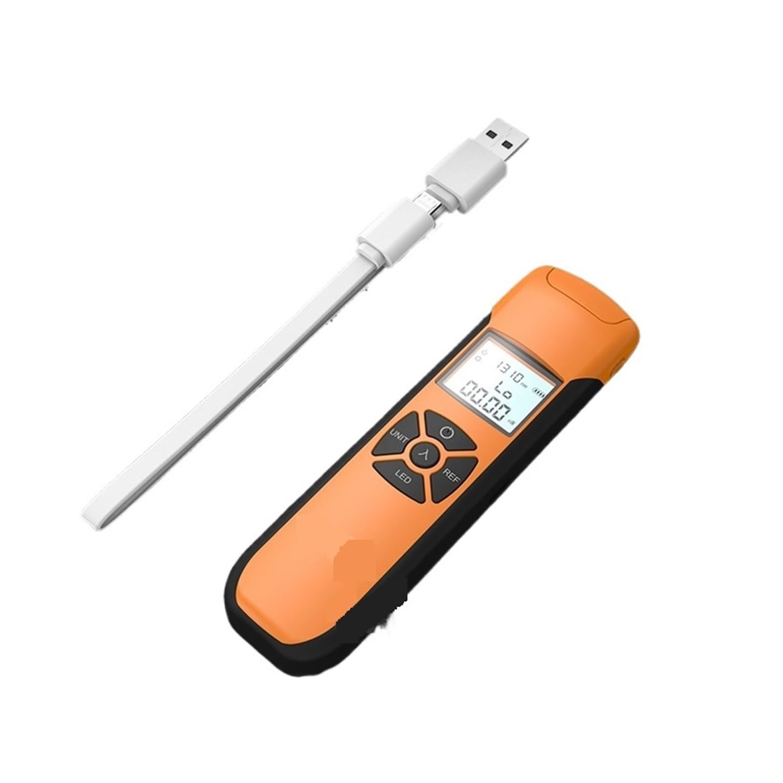 Fiber Tester, G10 Fiber Optic Power Meter Optical Tester Tool Network Cable Test OPM LED Lighting USB Charging(-70 to 6dBm)