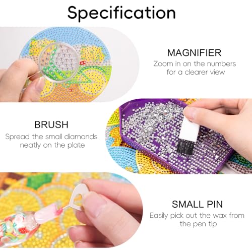 Image of Praise V Do Diamond Painting Art Drill Bead Dot Pick Pen Kit with Screw Stainless Steel Metal Tips Nibs Placers Roller Tool Accessories Ergonomic Stylus for 5D Diamond Paint Nail Art Purple Blue