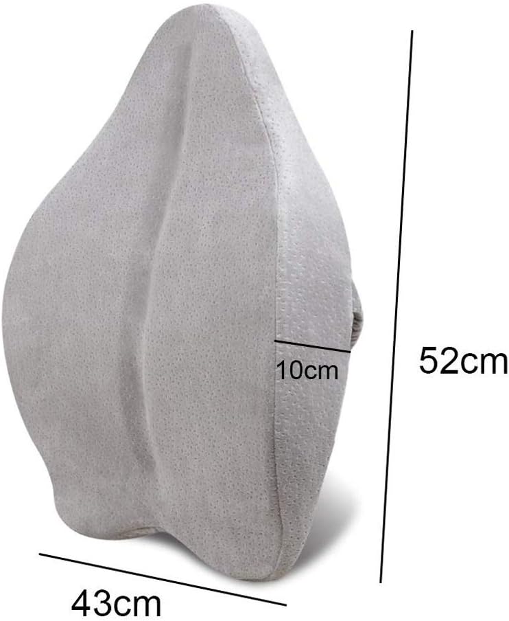 Lumbar Pillow - Lumbar Support Pillow Memory Foam Back with Breathable and Washable Cover, Back Pillow for Car Seat, Computer/Office Chair(Black-JoJo's Bizarre Adventure1)