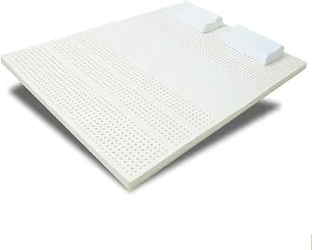 100% Natural Latex Mattress Topper 190 190cm, Medium Firmness - Latex Mattresses 1 Inch, Mattress Topper for Sofa Bed, Caravan, Hard Mattress