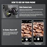NEEWER BASICS 15x Macro Phone Lens Kit with 37mm Lens Clamp, HD Camera Accessories Compatible with iPhone Samsung Android Smartphone, LS-69 - Image 3
