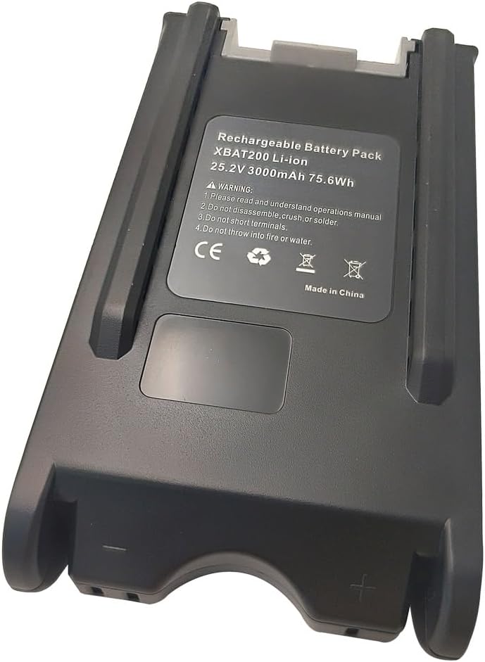 Battery XBAT200 Replacement for Shark Vacuum Cleaner Batteries S1 S6 S7 S9 IC205 200C IC200W 3.0Ah 25.2V