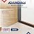 Oak & Aluminum Adjustable Threshold 3 5/8" Wide Adjustable from 1 1/8" to 1 1/2" High (36" Brown)