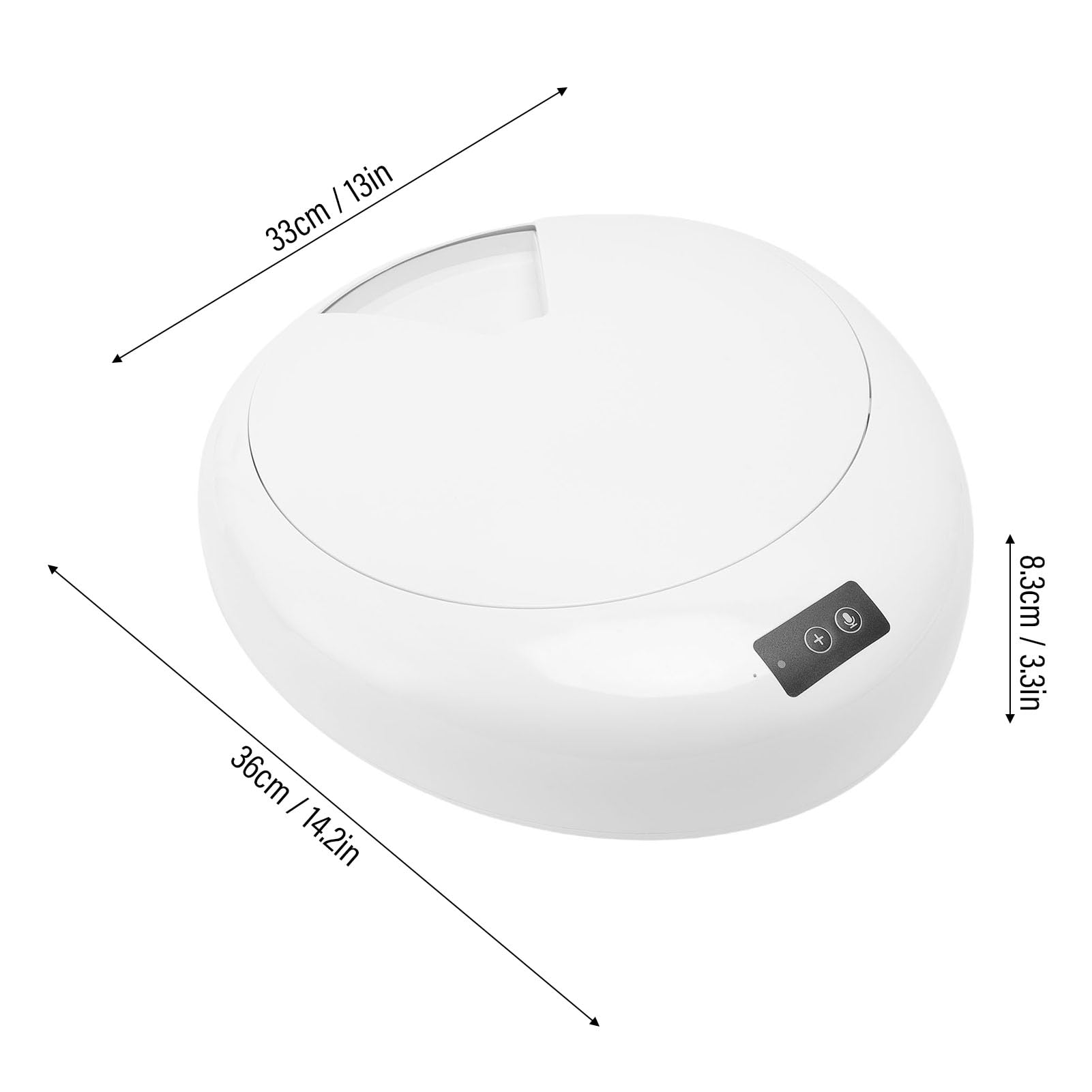 Cryfokt Alimentador Automático para Gatos, Control Remoto por Aplicación, Alimentación Temporizada, Dispensador Inteligente de Alimentos para Mascotas con Cristal de Hielo Desmontable para Gatos y