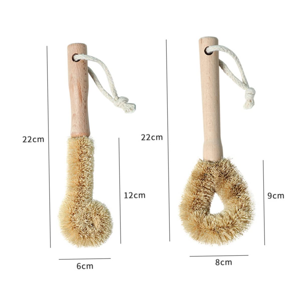 Healeved Juego De 3 Herramientas De Limpieza De Cocina Cepillo para Platos Cuencos Y Platos para Una Limpieza Eficiente (2 Unidades)