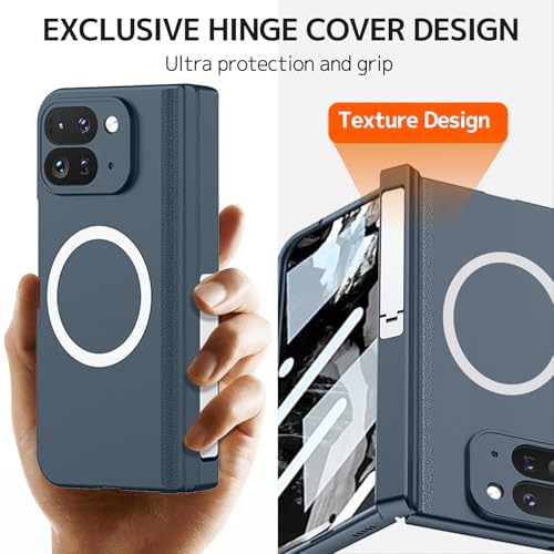 Coque Pixel 9 Pro Fold avec charnière premium en vert NINKI - 5