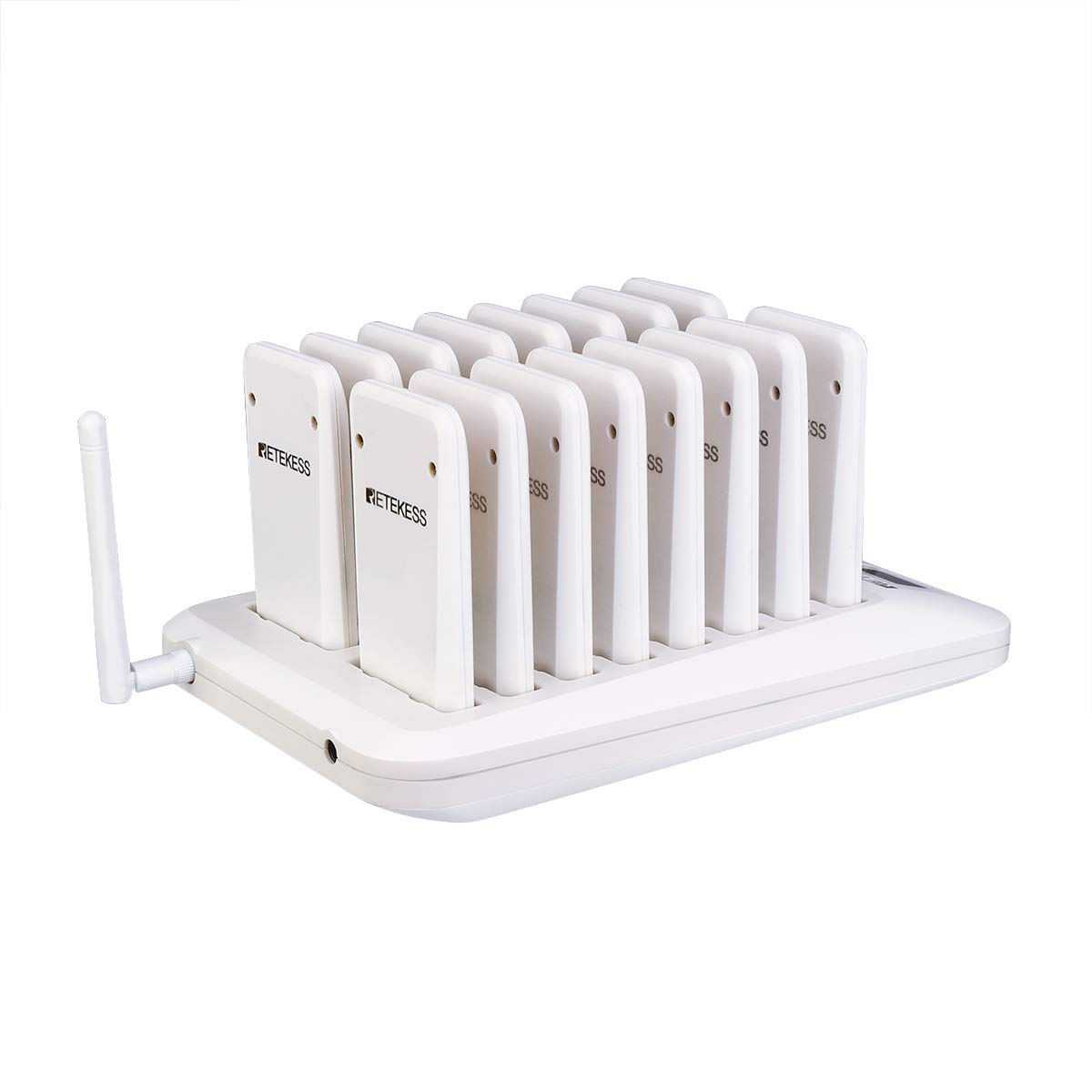 Retekess TD157 Cercapersone Ristorante Wireless, 500M Cercapersone per Ristorante, Batteria da 300 mAh, Plug and Play, Facile da Usare, 16 icalino Campane per Hotel, Ospedale
