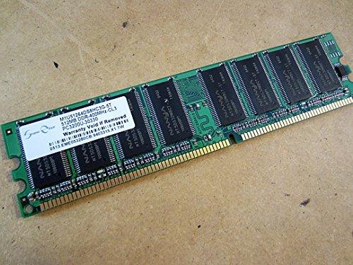 Kingston   Memoria RAM DDR 512 MB PC400 (VALUERAM 64MX8, 8Chip, CL3 (3 3 3), 400 MHz, 184 pin, sin búfer, DIMM)