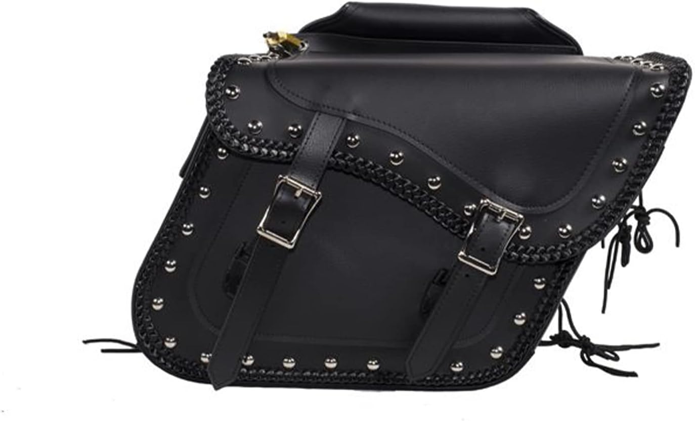 Motorcycle Saddle Bags Synthetic Leather Motorcycle Luggage