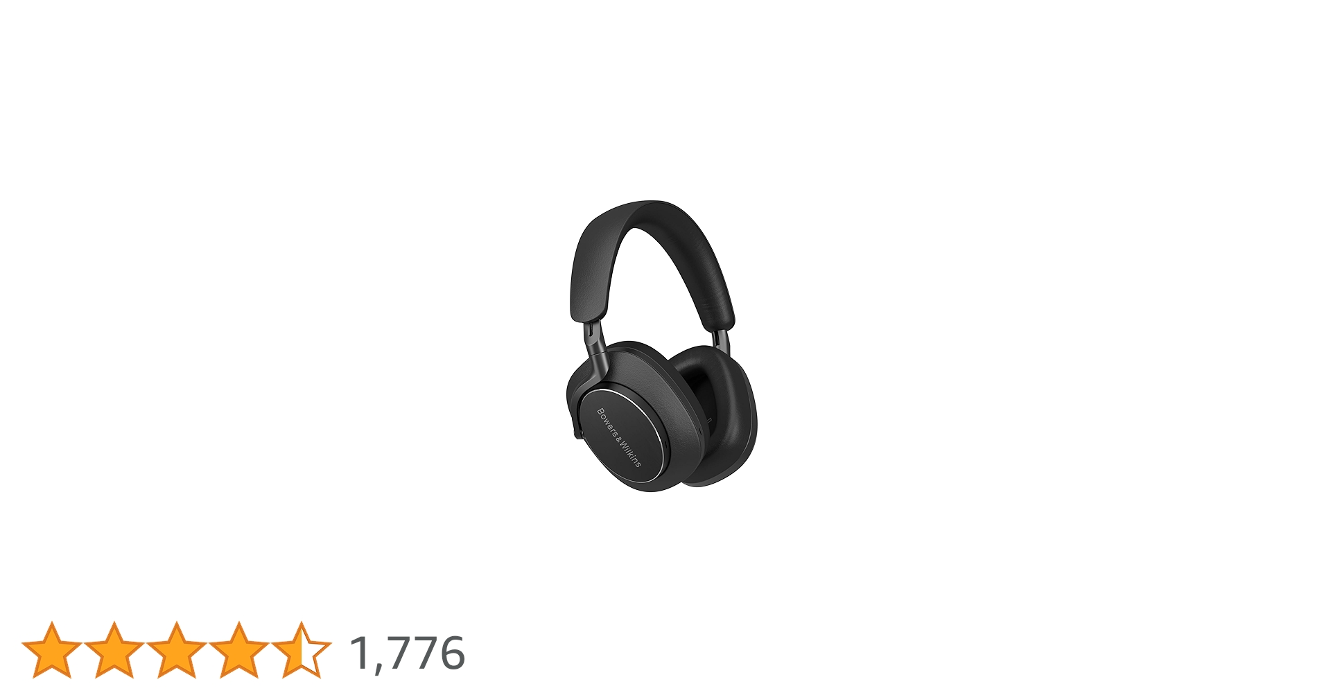 Bowers & Wilkins Px8 Over-Ear Wireless Headphones, Advanced Active