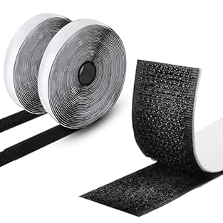【Premium Adhesive Material】Elevate your adhesive solutions with our high-quality hook and loop tape (50mm x 5m) crafted from durable nylon (polyamide). Premium design guarantees a robust hold for the long term, allowing for repeated opening and closi...