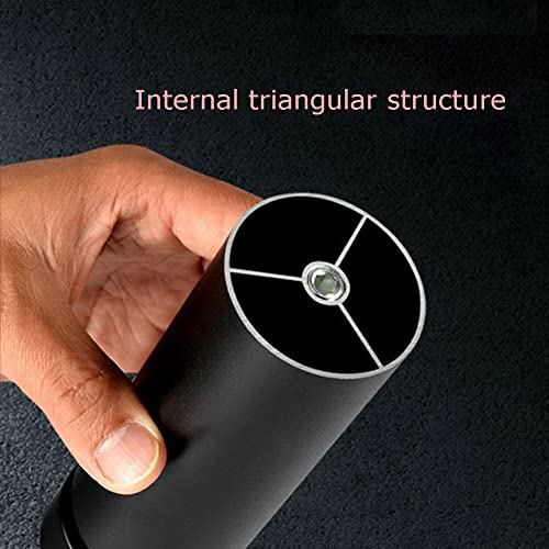 Metal Furniture Legs M10 - Adjustable Bed Replacement Legs, 4 Pcs Table Feet, For Bed, Cabinets, Chairs, Furniture, Bathroom, Cylindrical Sofa Feet, Can Load 300Kg (Black - 4Inch) #TOP2