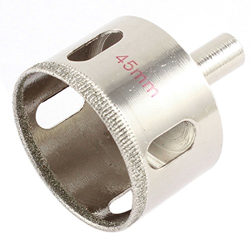 Sierra de perforación diamante 45 mm para vidrio miniatura 1