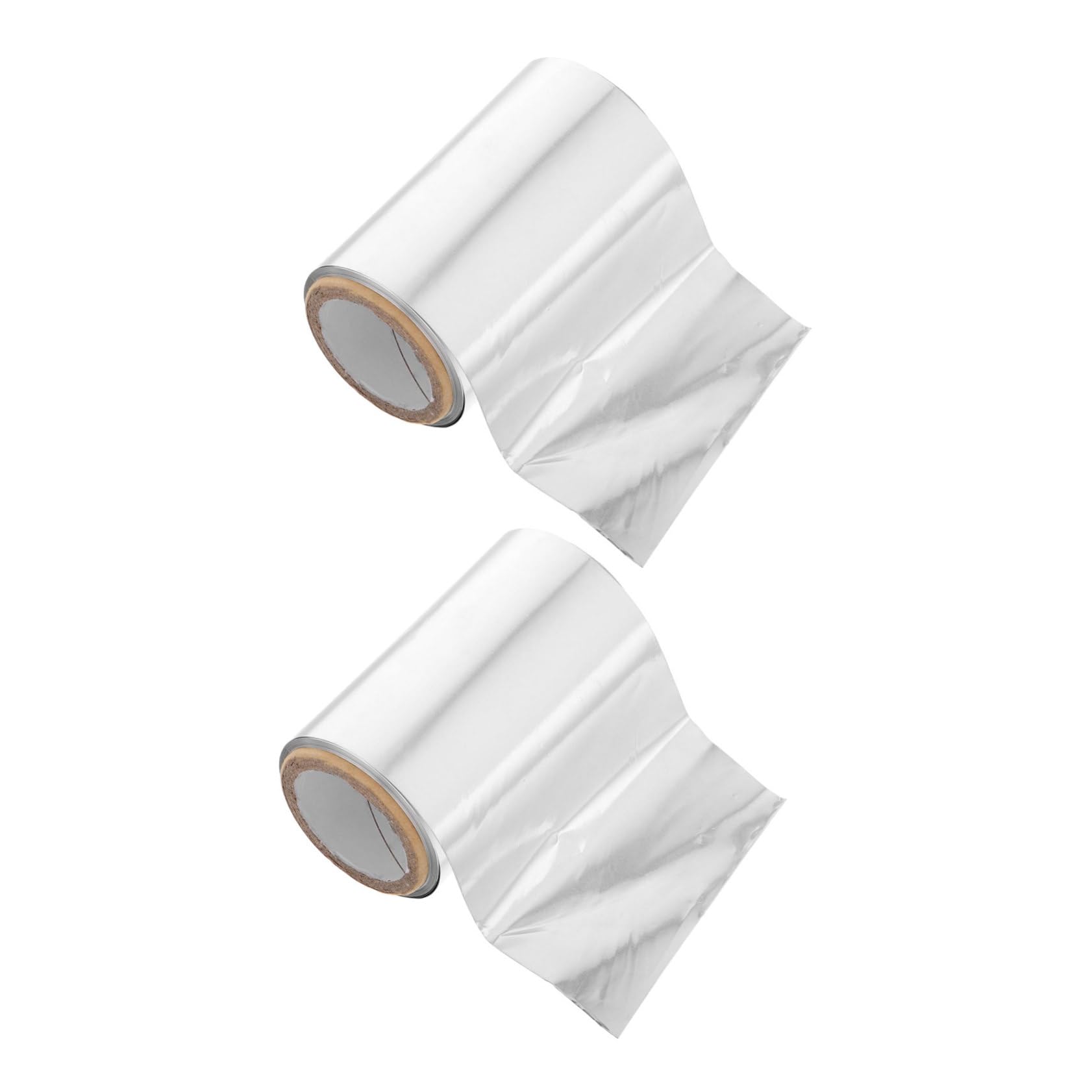 FRCOLOR Hair f Foil Roll 2 Rolls Aluminum Foil Sheets for Hair Coloring Salon Dyeing Paper