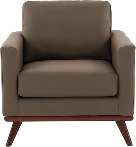 Miniatura 32 de LeisureMod Chester - Silla moderna y contemporánea con patas de madera de abedul maciza, color gris Gris,Malla beige,Cognac Tan,gris topo,Negro
