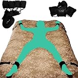 BDSM Handcuffs Sex Bed Adult Set, Sex Bondage Restraints Straps Cuffs, Adjustable Sex Bondage Fetish Handcuffs Kit Cuff Restraint Set Couples Sex Toys for Couple Sex Play Sweater A67 (B6)