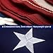 VSVO US American Flag 4x6 Ft - Heavy Duty 300D Oxford Nylon Embroidered US Flags, Embroidered Stars, Sewn Stripes, Indoor/Outdoor, Vibrant Colors, Brass Grommets