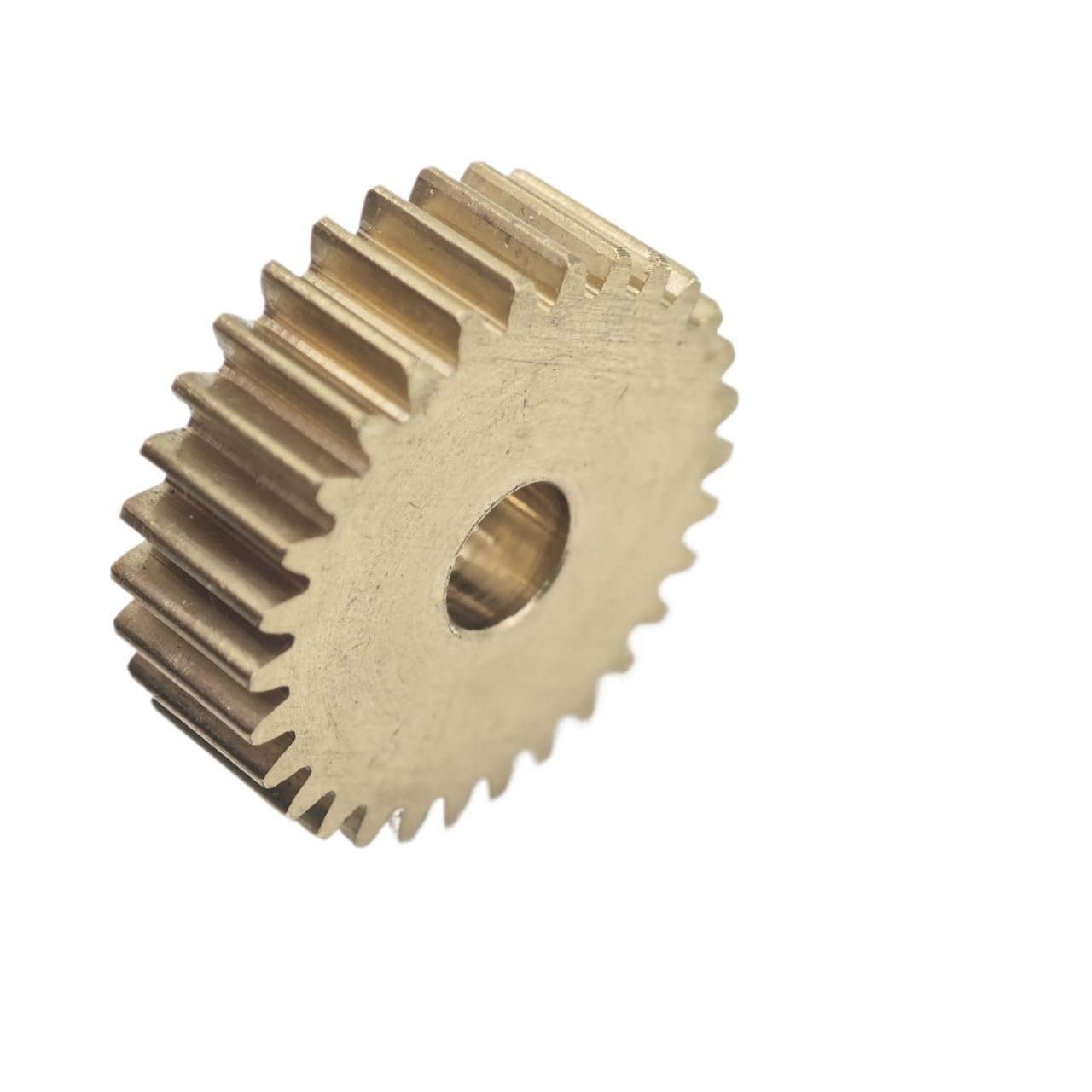 Zahnrad, Ritzel, Motorritzel, Messing, 0,6 Modul, 93 Zähne, gerade, 57 x 5 mm, flaches Stirnrad, m, zylindrische Zahnradwellen-Hardware(12.7mm bore)
